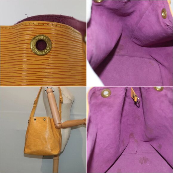 LOUIS VUITTON Epi Petit Noe Shoulder Bag Yellow M44109 LV Auth bs18364 - Picture 14 of 15